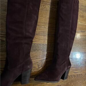 Lucky Brand over the knee women’s Burgundy Boots size 9.5